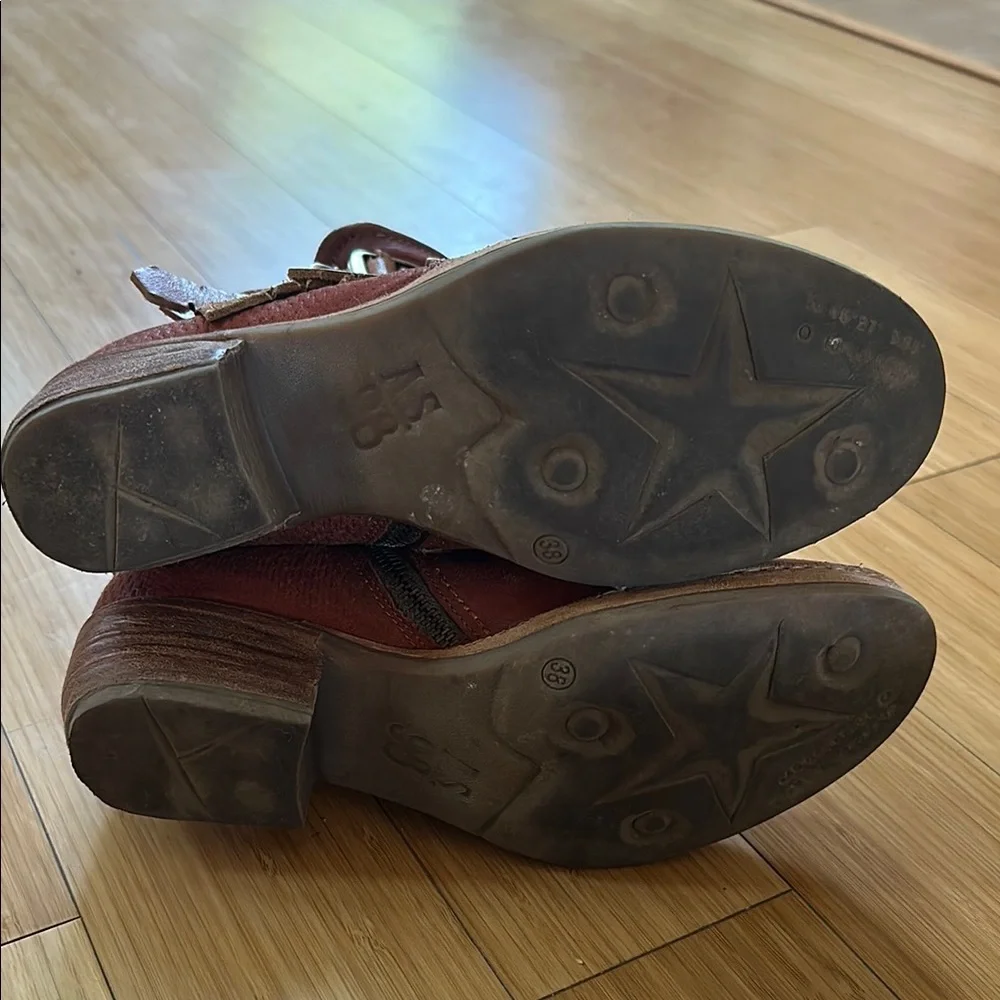A.S.98 Phoenix Women's Leather Ankle Boots in Rust & Tan, Womens EU 38 - Picture 9 of 9